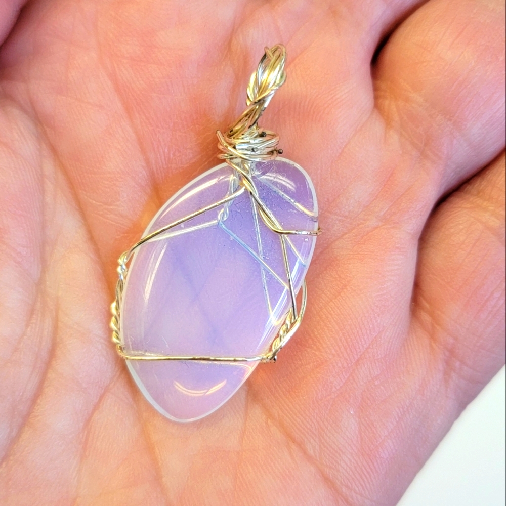 Artisan hand crafted gem pendant